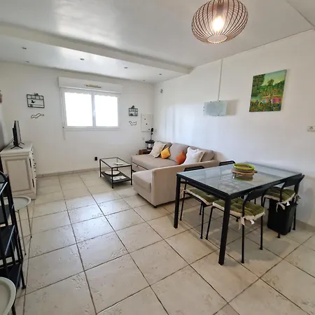 2 Pieces En Rez-de-villa Avec Beau Jardin Pres イエール